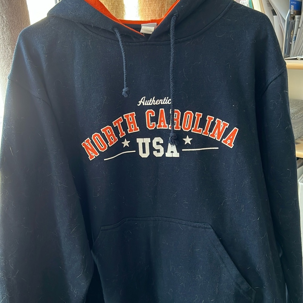 North Carolina USA Navy Hoodie